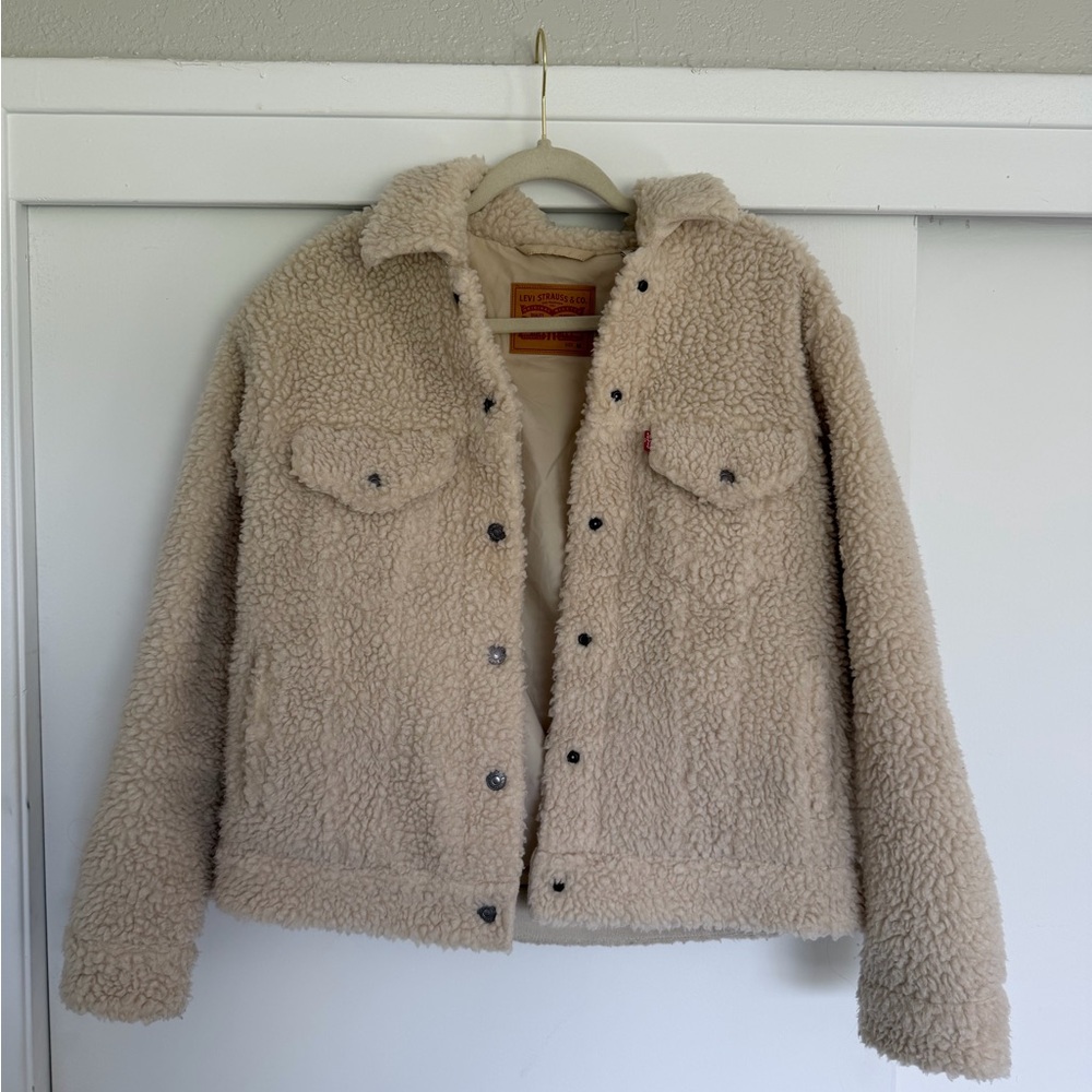 Levi's Off-White Sherpa Jacket